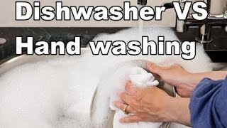 Dishwasher vs Hand washing.  What is cheaper?