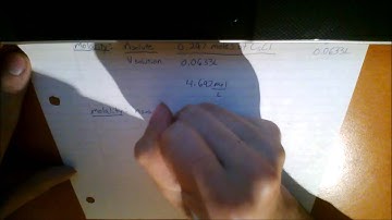 Molarity, Molality, Mole Fraction, Mass% (part 1)