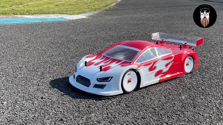 RC RACE CAR Xray T4 '21 - 13.5 blinky touring car practice laps at Mendip Raceway