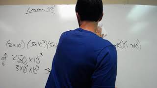 Algebra 2 Lesson 42: Estimating with Scientific Notation