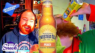 Peach Twisted Tea Taste Test - Beverage Buddies