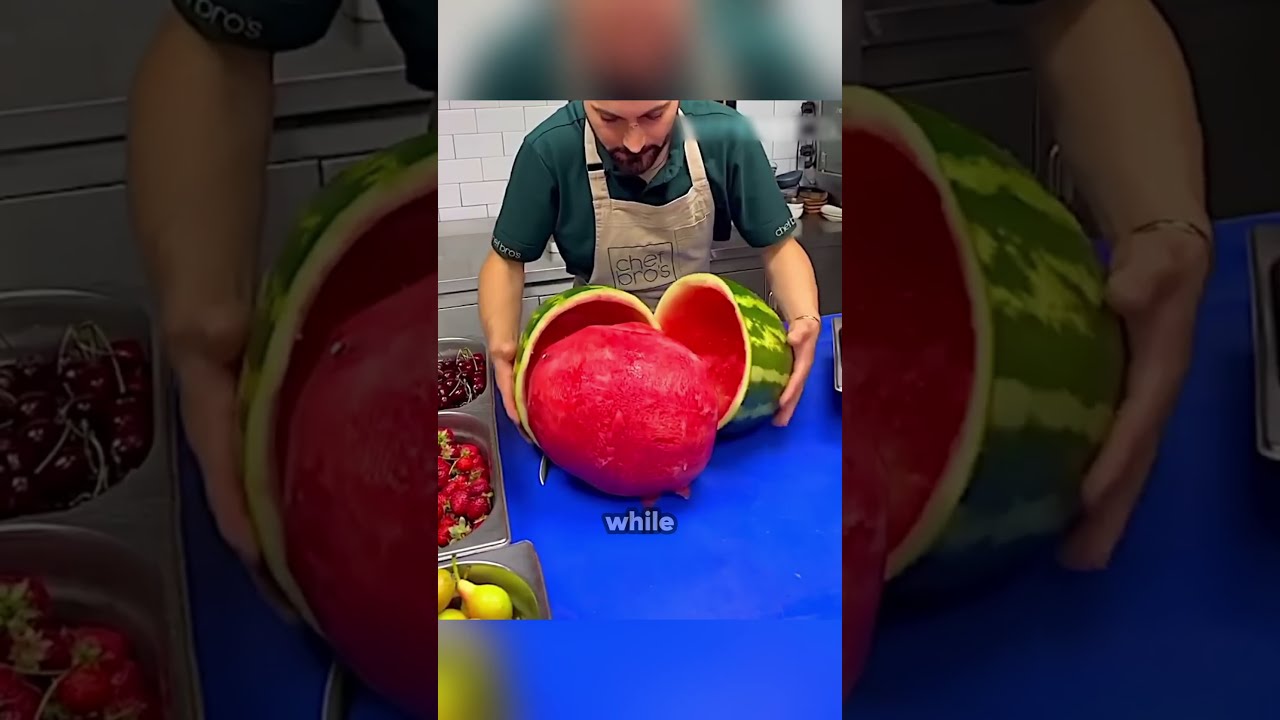 A Genius Method To Cut Watermelon