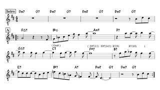 Wave - Backing track / Play-along with Lead Sheet