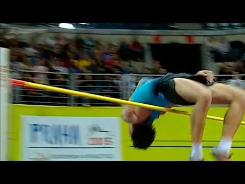 Ivan Ukhov 2.42 =ER High Jump, Prague Indoor GP (CZE) 25-Feb-2014