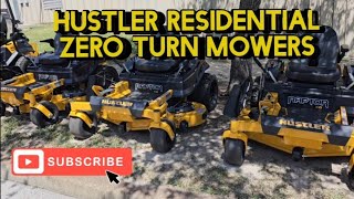 Hustler Residential Zero Turn Mowers