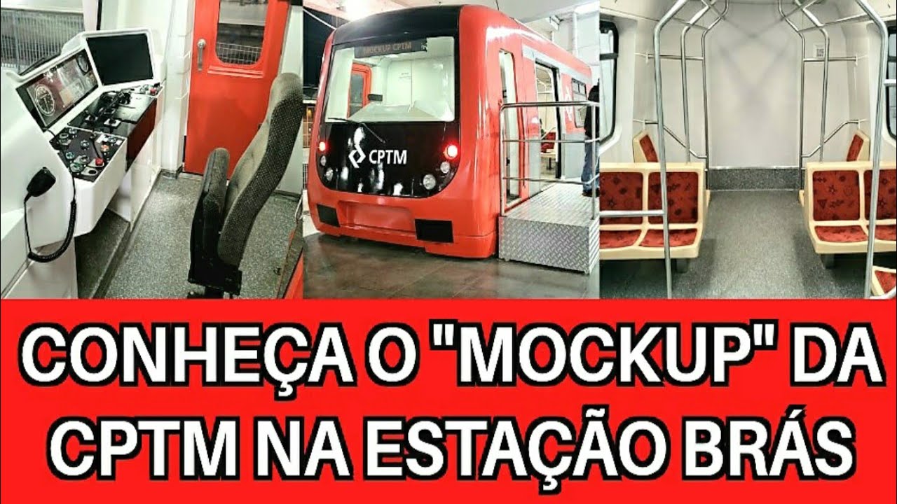 CPTM | Conheça o "MOCK-UP" da série 2070 na estação Brás