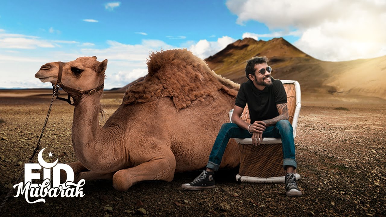 EID MUBARAK Photo Editing In Photoshop | Photo Manipulation | Photoshop Tutorial
