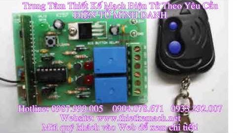 Điều Khiển Động Cơ DC Dùng PIC - Thiet Ke Mach Dien Tu