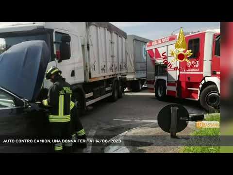 AUTO CONTRO CAMION, UNA DONNA FERITA | 14/06/2023