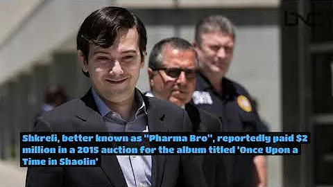 $2M Wu-Tang Album Sold by US Government to Cover Martin Shkreli’s Court Debt