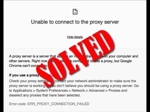 err_proxy_connection_failed chrome windows 7