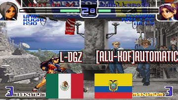 FT5 @kf2k2pls: L-DGZ (MX) vs [ALU-KOF]AUTOMATICOS (EC) [KOF 2002 Plus kf2k2 Fightcade] Feb 21