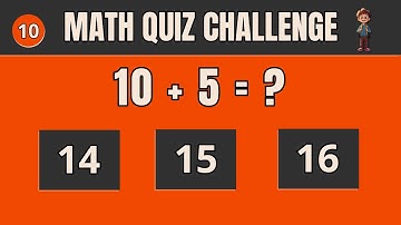 Think Fast! 20 Quick Math Questions to Solve!