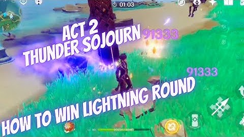 Genshin impact new event | Get free Beidou, primogems  | Thunder Sojourn Act 2 lightning round |