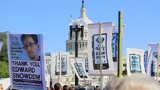 'Stop Watching Us' anti-mass surveillance rally in Washington