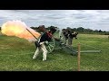 WATERLOO re-enactment CANNON FIRE 1815 !!!