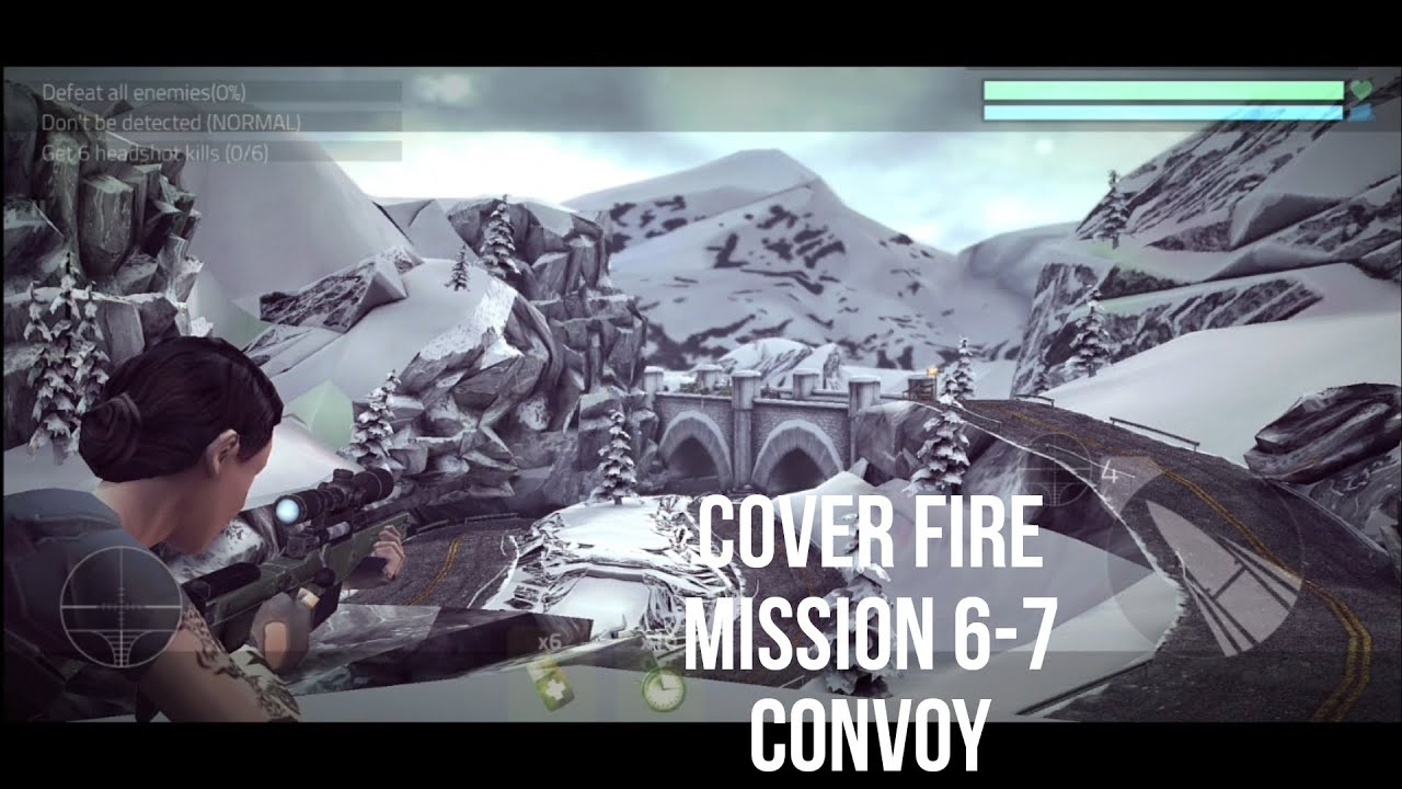 COVER FIRE MISSION 6-7 (CONVOY) GAMEPLAY