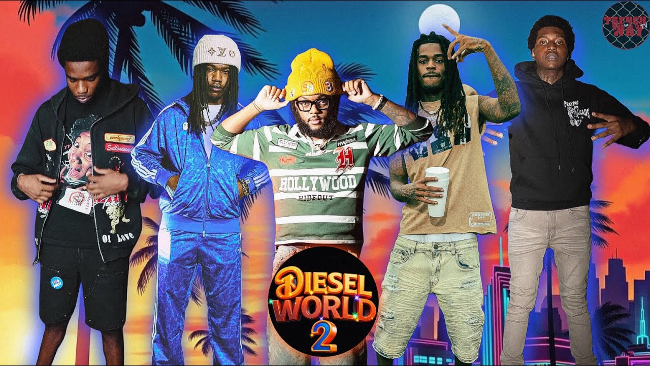 Bani Florida Rapper 24 Hours at South Florida’s BIGGEST Festival | DIESEL WORLD 2 w/ Bani ...