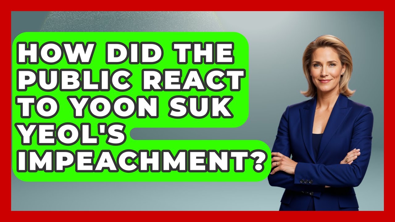 How Did the Public React to Yoon Suk Yeol's Impeachment? | Making Politics Simple News