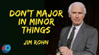 Jim Rohn - Dont spent major time on minor things (Time management)