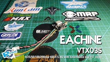 Eachine vtx03S on a race quad sample