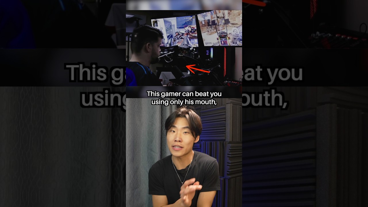 This Gamer Can Beat You With His MOUTH #shorts