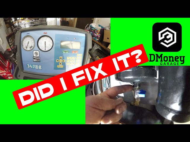 Robinair 34788 Oil Drain Bypass - Oil Drain Error Workaround