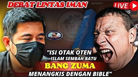 MAMPOS‼️Kristen NGAMUK Sebut ISLAM Hanya Penyembah BATU ~ zuma zulkifli m abbas terbaru