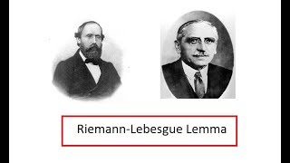 Riemann-Lebesgue Lemma