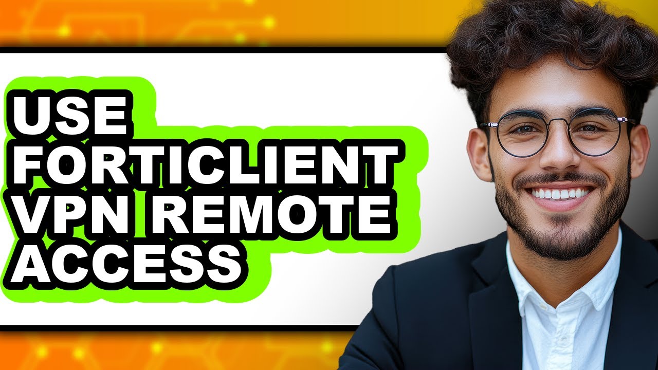 How to Use Forticlient Vpn Remote Access (only Way) - YouTube