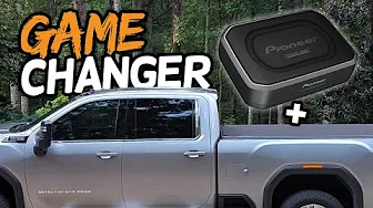 Under $250! Adding a Subwoofer to My GMC Sierra 2500 HD // Pioneer TS-WX140DA Review