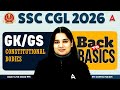 SSC CGL 2026 | SSC CGL GK GS Classes | Constitutional Bodies | CGL GK GS Practice Set By Somya Mam
