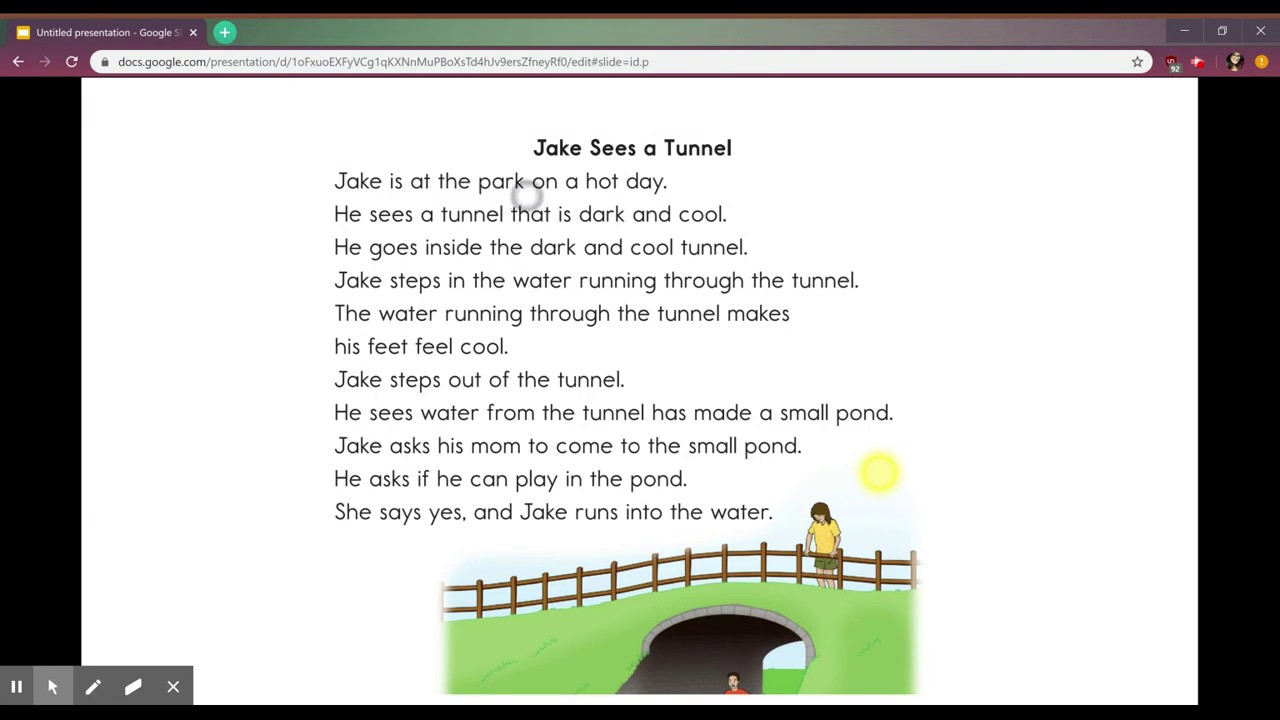 Fluency- Jake Sees a Tunnel - YouTube