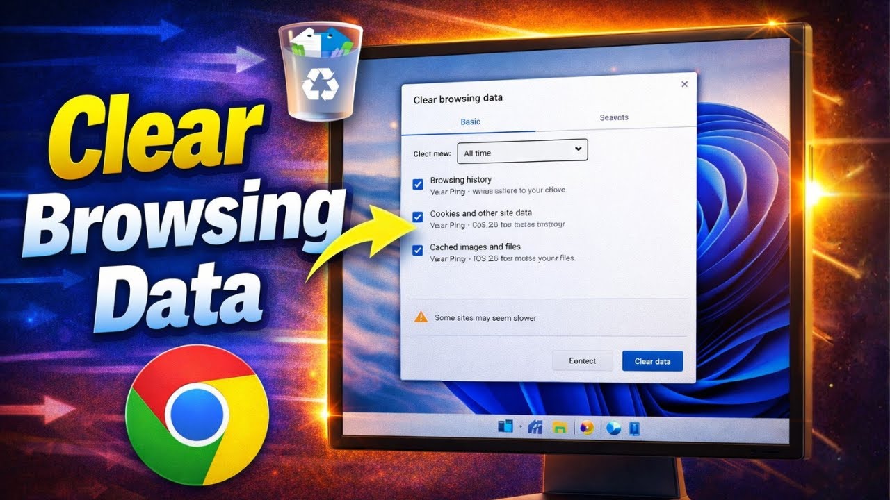 How to Clear Cache and History in Google Chrome | Clear Browsing Data In Google Chrome