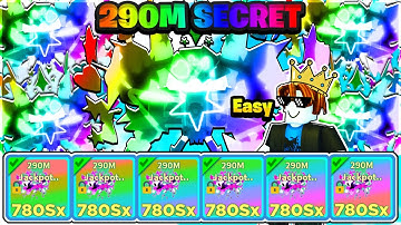 NOOB Spawns With 6 RAINBOW 290M SECRET PETS?! Roblox Clicker Simulator *Beat Game in 4 Min*