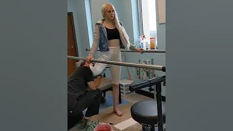 new socket for above knee amputee girl