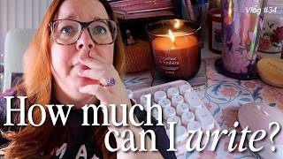 I didn’t write all week, how much can I write this weekend? | Vlog 34 2026