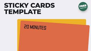 Free Animated Sticky Cards Template for Product Features