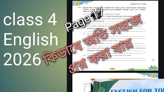 Class 4 english page number17 could /Can use how to make question easily