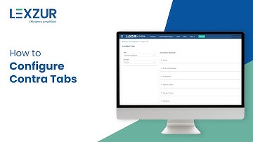 How To Configure Contra Tabs | LEXZUR
