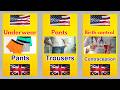 American vs British English 🇺🇸🇬🇧 | Same Language, Different Words! #americanenglish #britisheng
