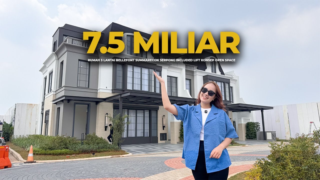 BELLEFONT EAST | Summarecon Serpong | Rumah 3 Lantai Attic Room | Pairisian Concept Design