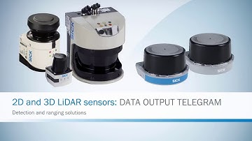LiDAR Sensors - Tutorial 2D & 3D LiDAR Sensors Data Output Telegram