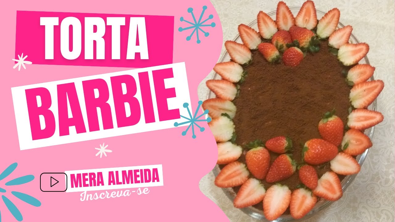 Linda torta de #barbie #cakebarbie #tortabarbie