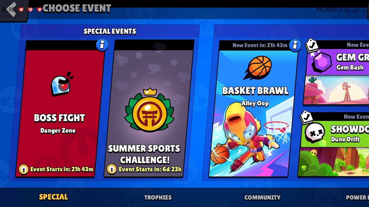 Brawl stars new event summer sports challenge