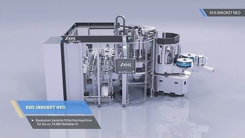 Flexible Etikettierung dank des Baukastenprinzips bei der KHS Innoket Neo