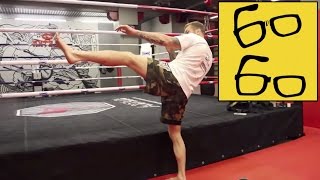 Прямой удар ногой в тайском боксе (тип) - урок Андрея Басынина по фронт-кикам в муай тай