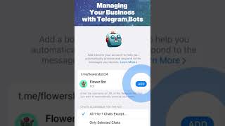 Managing Your Business with Telegram Bots