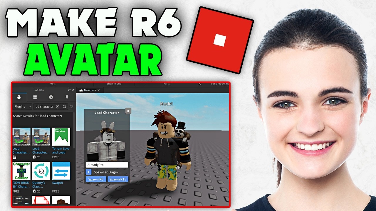 How To Make R6 Avatar In Roblox Studio 2026 YouTube 
