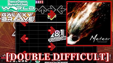 【DDR WORLD】 Meteor / BEMANI Sound Team "MAX MAXIMIZER" [DOUBLE DIFFICULT] 譜面確認+Clap